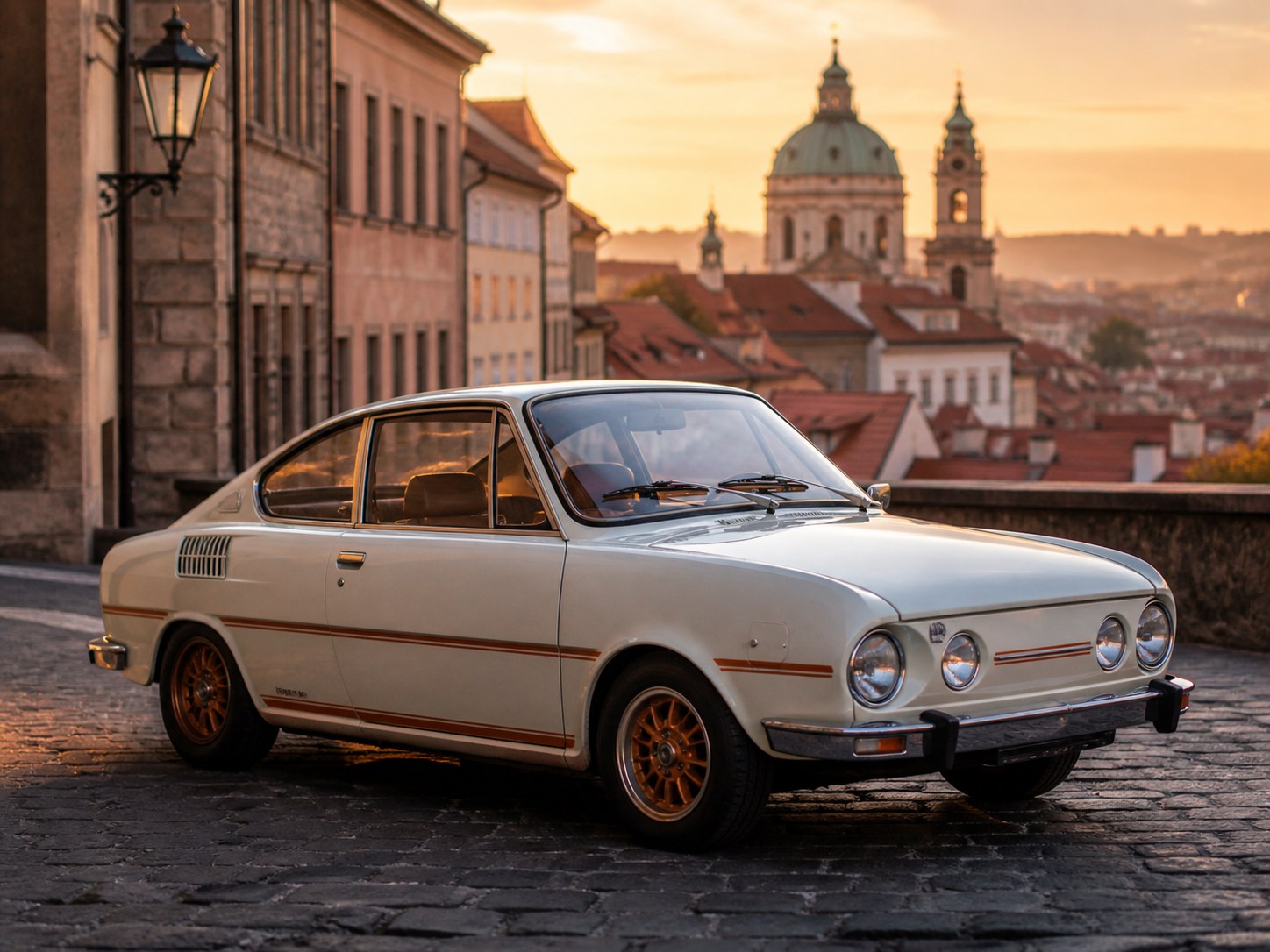 Škoda 110R Coupé „Copper Line“ – fotografie retro automobilu